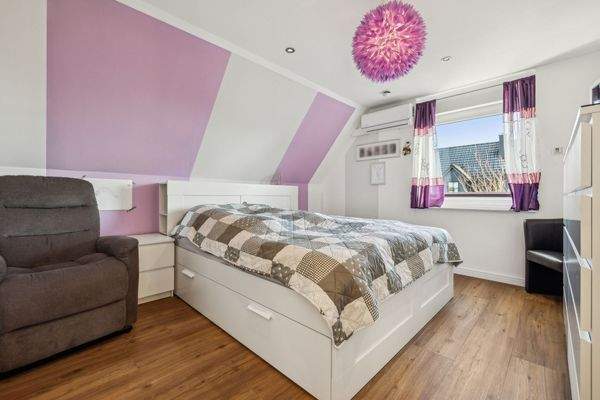 Blick ins Schlafzimmer