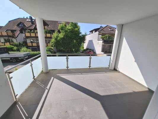 großer Balkon