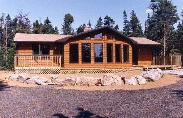 Haus in der Parzellierung