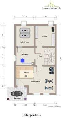 Grundriss Untergeschoss 
