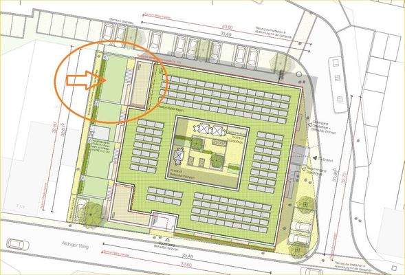 eigener Garten und Balkon