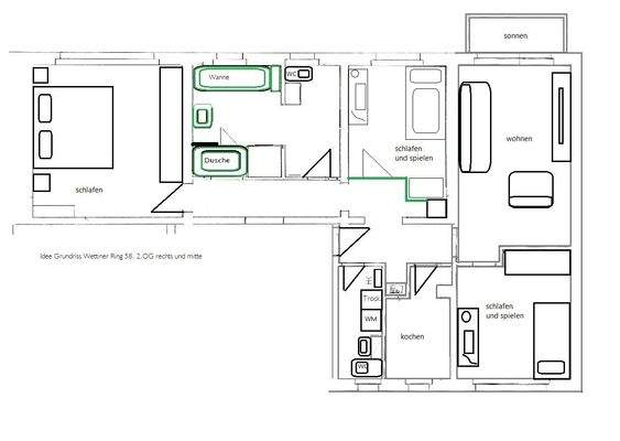 eventuelle Grundrissgestaltung