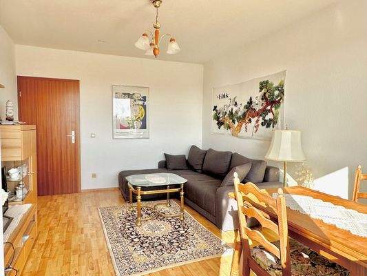 Blick in das Wohnzimmer