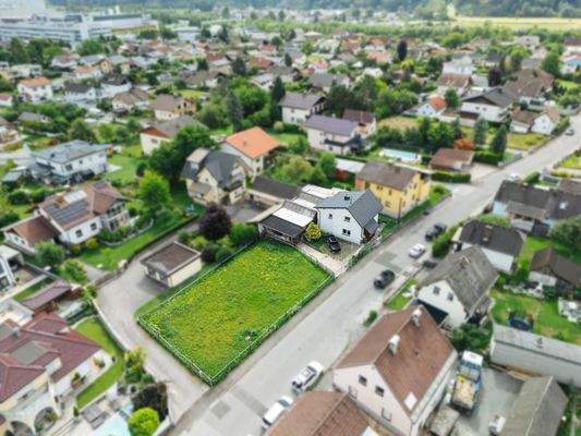 Grundstück Vogelperspektive