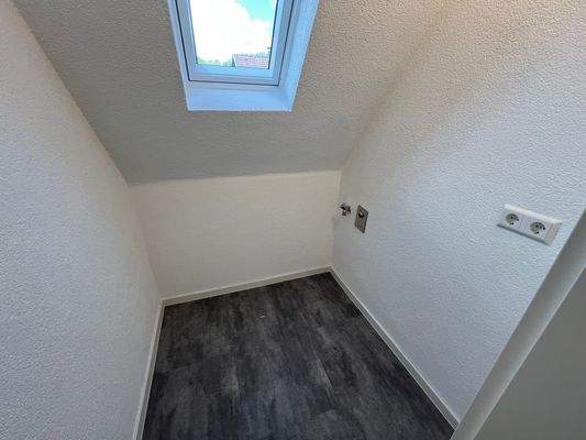 Seperater Raum für die Waschmaschine