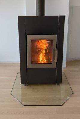 Kaminofen im Wohn-Essbereich