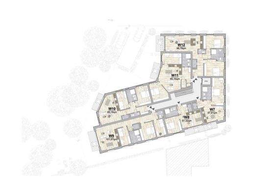 Grundriss 1. Obergeschoss