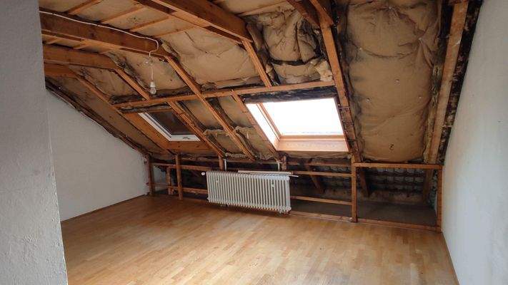 Studio im DG für Ausbau vorbereitet