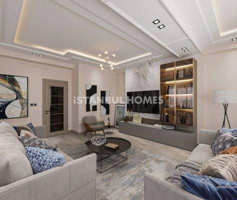Elegant Flats in a Complex with Extensive Amenities in Uskudar