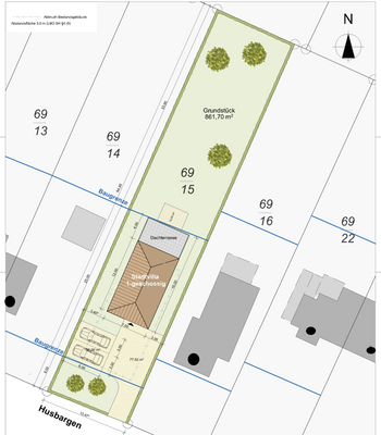 Lageplan-Ausschnitt