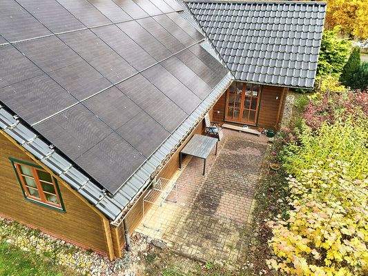 Die sonnige Terrasse