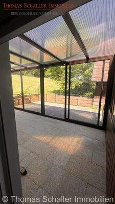 Wintergarten und Terrasse 