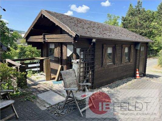 Ansicht Eingang Gartenhaus