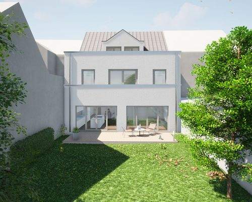 Visualisierung Ansicht Garten