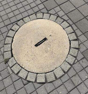 Zisterne im Vorgarten