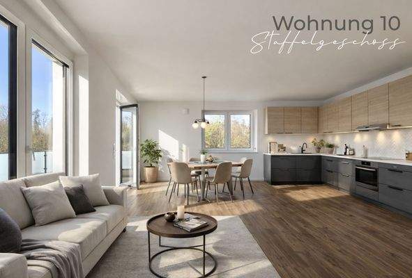 Wohnküche Beispiel (WE 10)