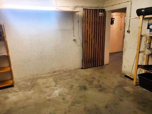 Kellerraum mit Licht + Strom