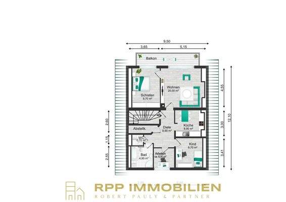 Grundriss Dachgeschoss