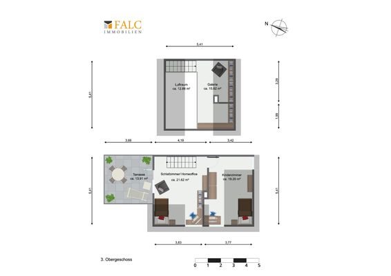 Grundriss Dachgeschoss 