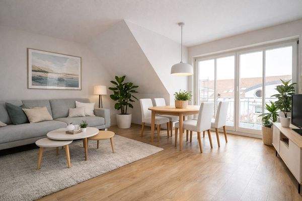 KI Visualisierung Wohnzimmer