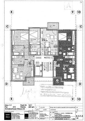 Grundrissplan 1. Obergeschoss