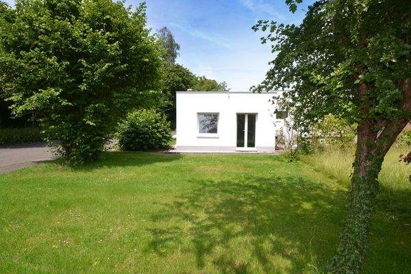 Rückansicht mit Garten