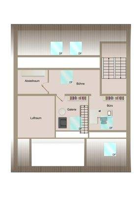 Grundriss Galerie