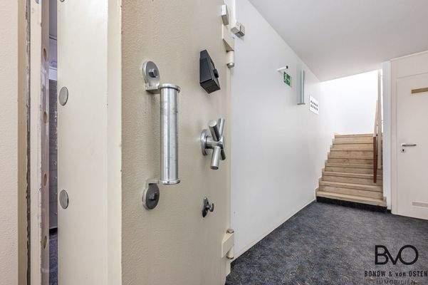 Tresoranlage im Untergeschoss