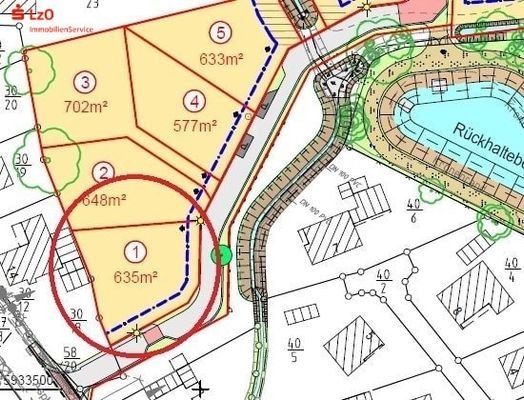 Lageplan Ausschnitt (nicht maßstabsgerecht)