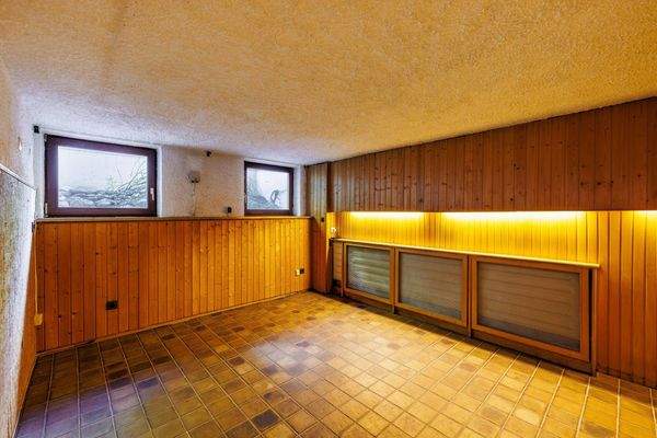 Hobbyraum im Kellergeschoss