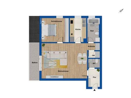 Grundriss Obergeschoss