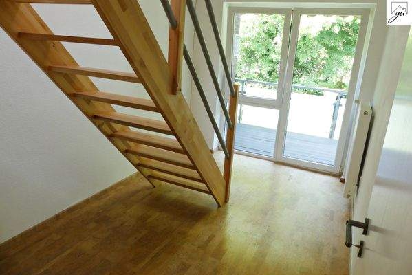 Durchgangszimmer (vor Einzug des Mieters)