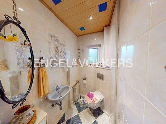 Badezimmer im Erdgeschoss...