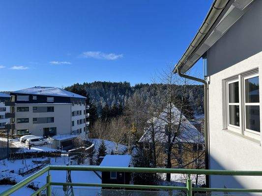 Aussicht aus dem Schlafzimmer