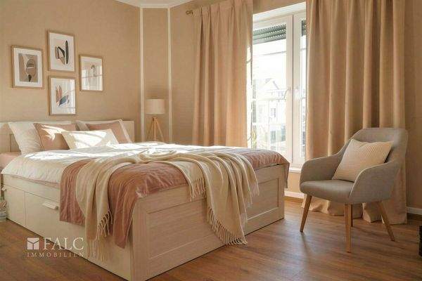 Schlafzimmer Einliegerwohnung - (KI generiert)