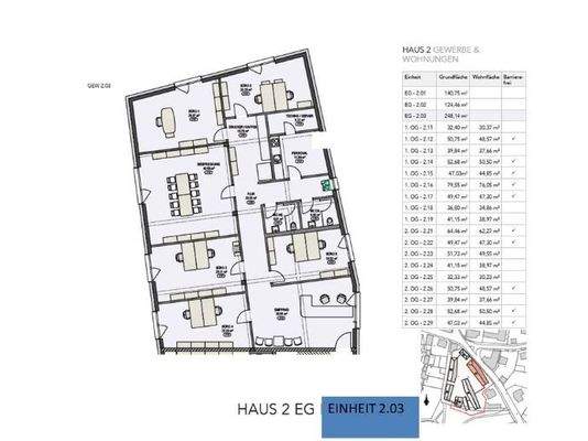 Gewerbeeinheit 2.03 Haus2 EG