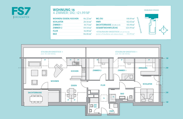 Grundriss WE 16