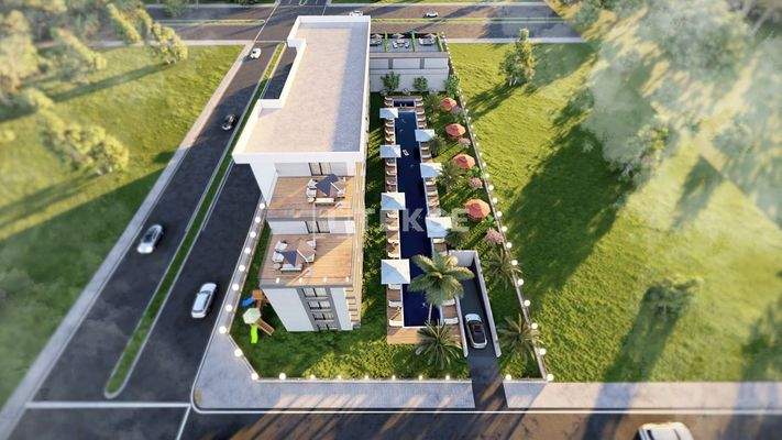 Apartments in a Project Near the Airport in Altıntaş Antalya