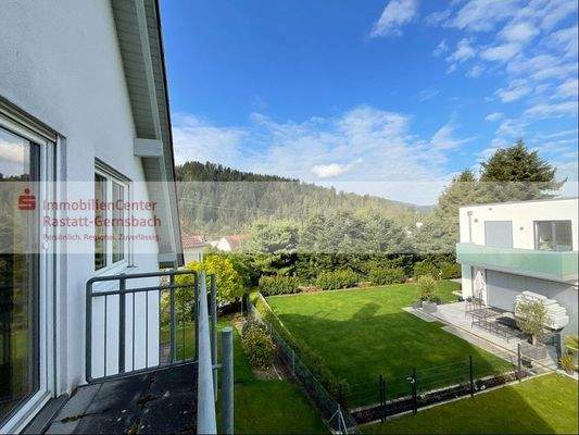 Ausblick vom Balkon DG