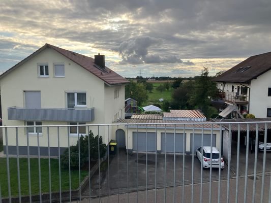 Ausblick vom Balkon aus