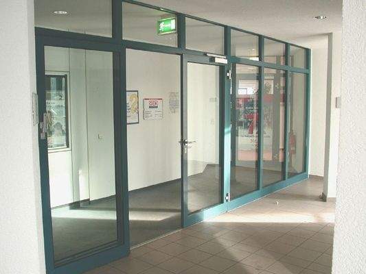 Eingang zu den Büroräumen