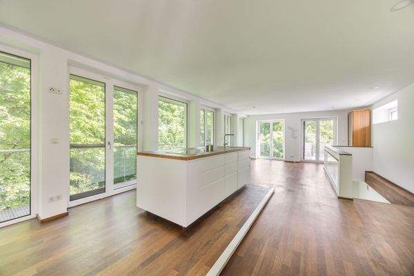 Wohn-Essebereich mit Kochinsel