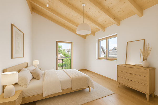 Schlafzimmer, Einrichtungsbeispiel