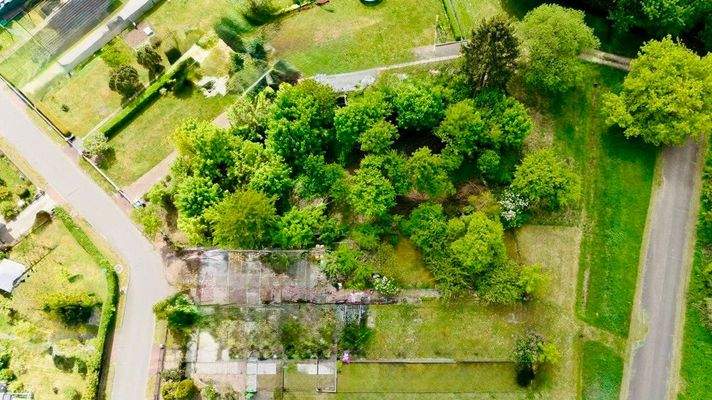 Grundstück von oben 