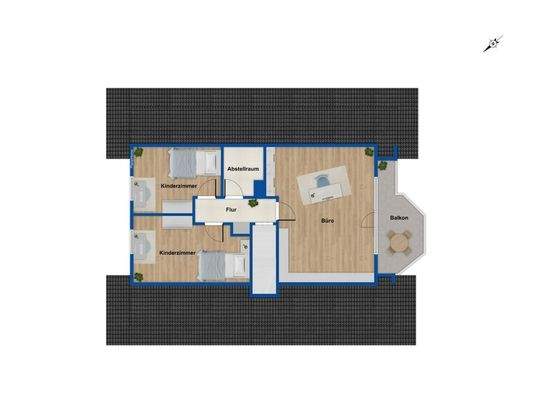 Grundriss - Dachgeschoss
