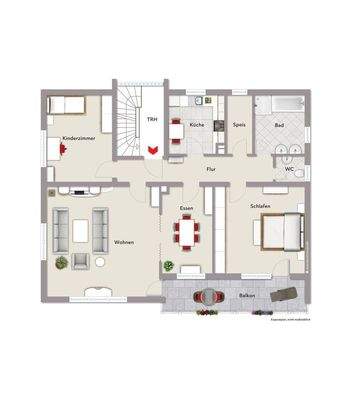 Grundriss Obergeschoss