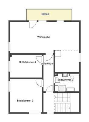 Grundriss Skizze 1.OG