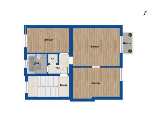 Grundriss 1. Obergeschoss