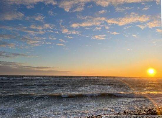 Sonnenaufgang am nahen Strand