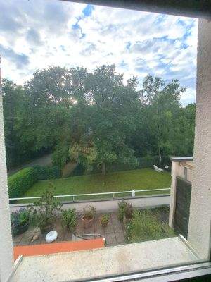 Blick aus dem Schlafzimmer